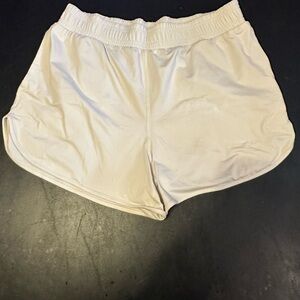All in Motion Women's Cream Athletic Shorts